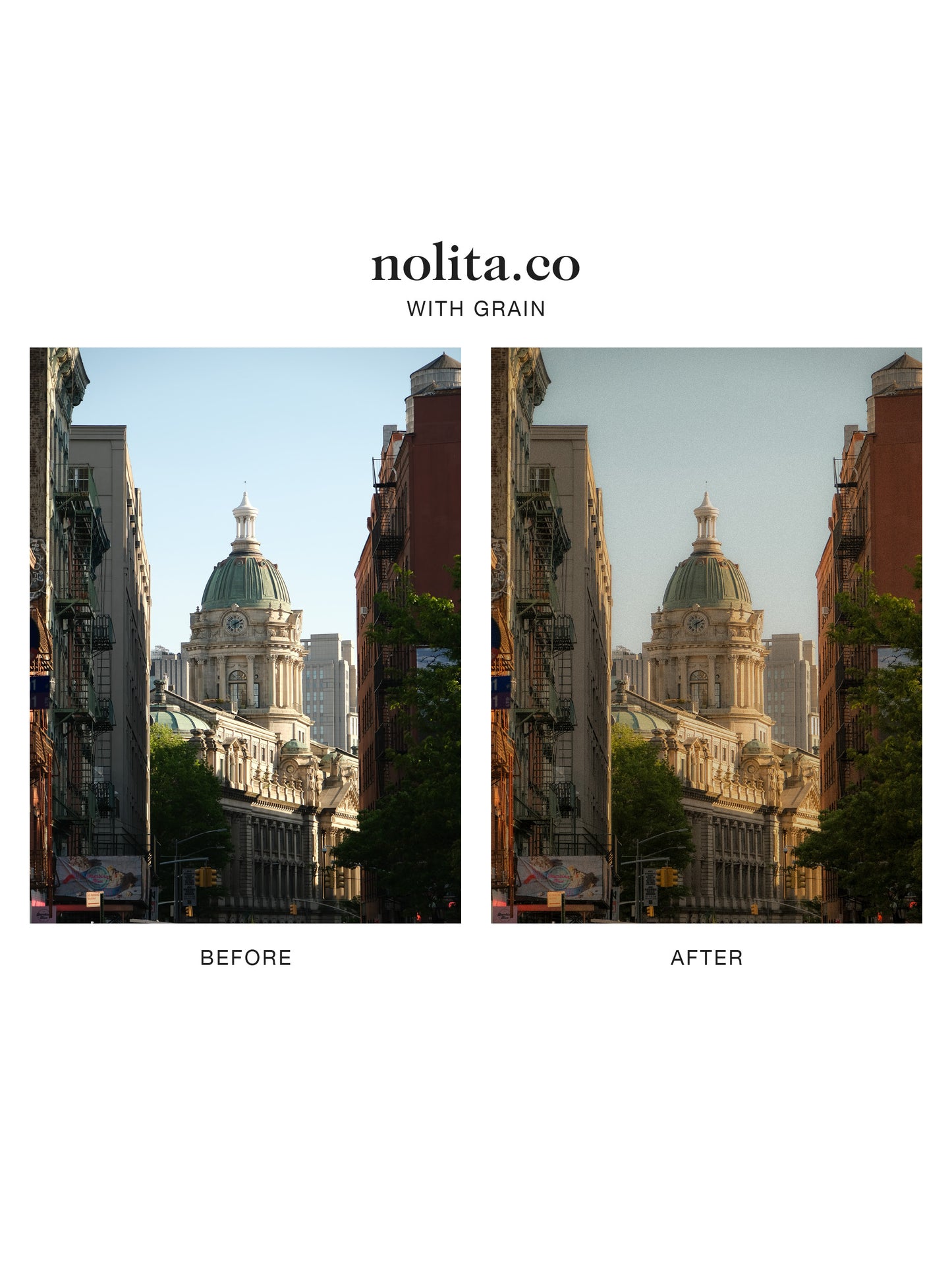 "nolita.co" Lightroom Preset