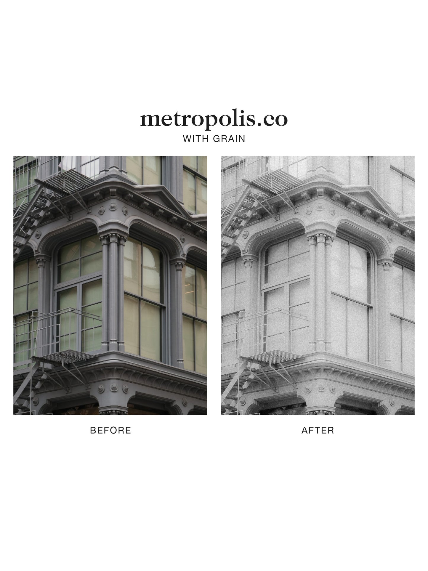 "metropolis.co" Lightroom Preset