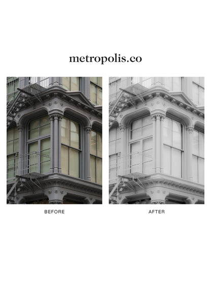 "metropolis.co" Lightroom Preset