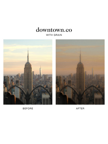 "downtown.co" Lightroom Preset