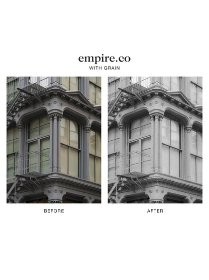"empire.co" Lightroom Preset