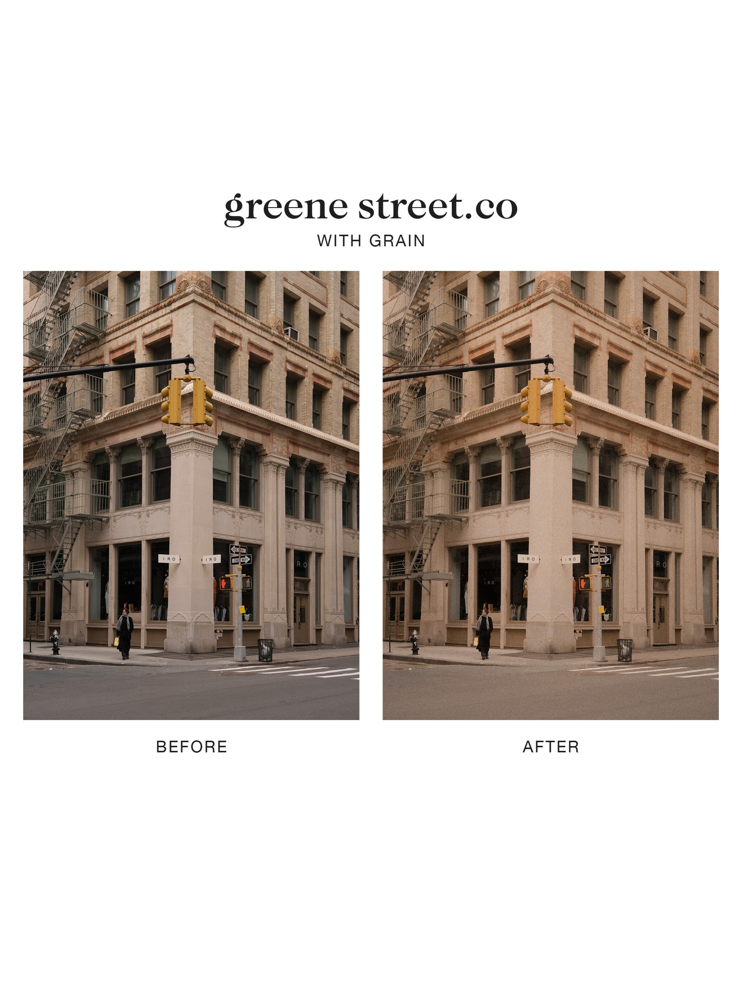 "greene street.co" Lightroom Preset