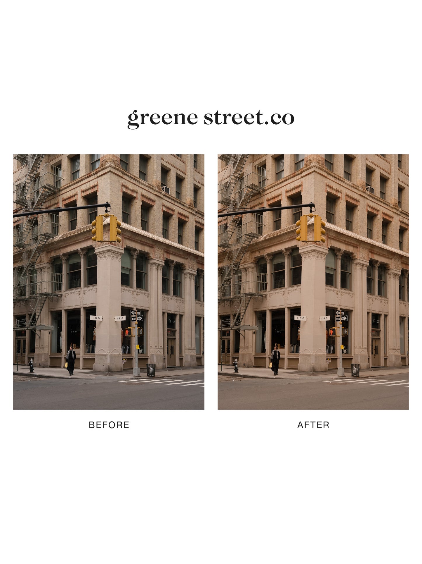 "greene street.co" Lightroom Preset