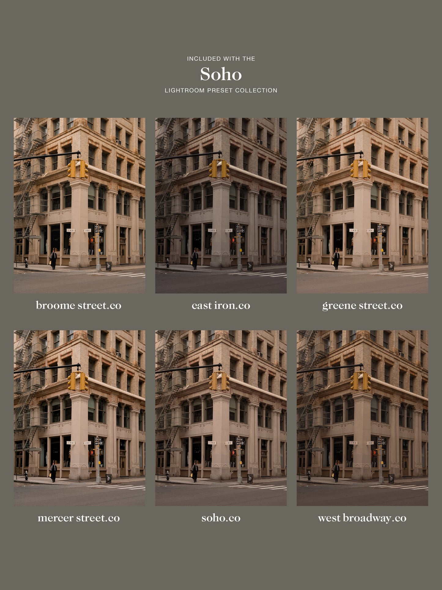The Complete "Soho" Lightroom Preset Collection