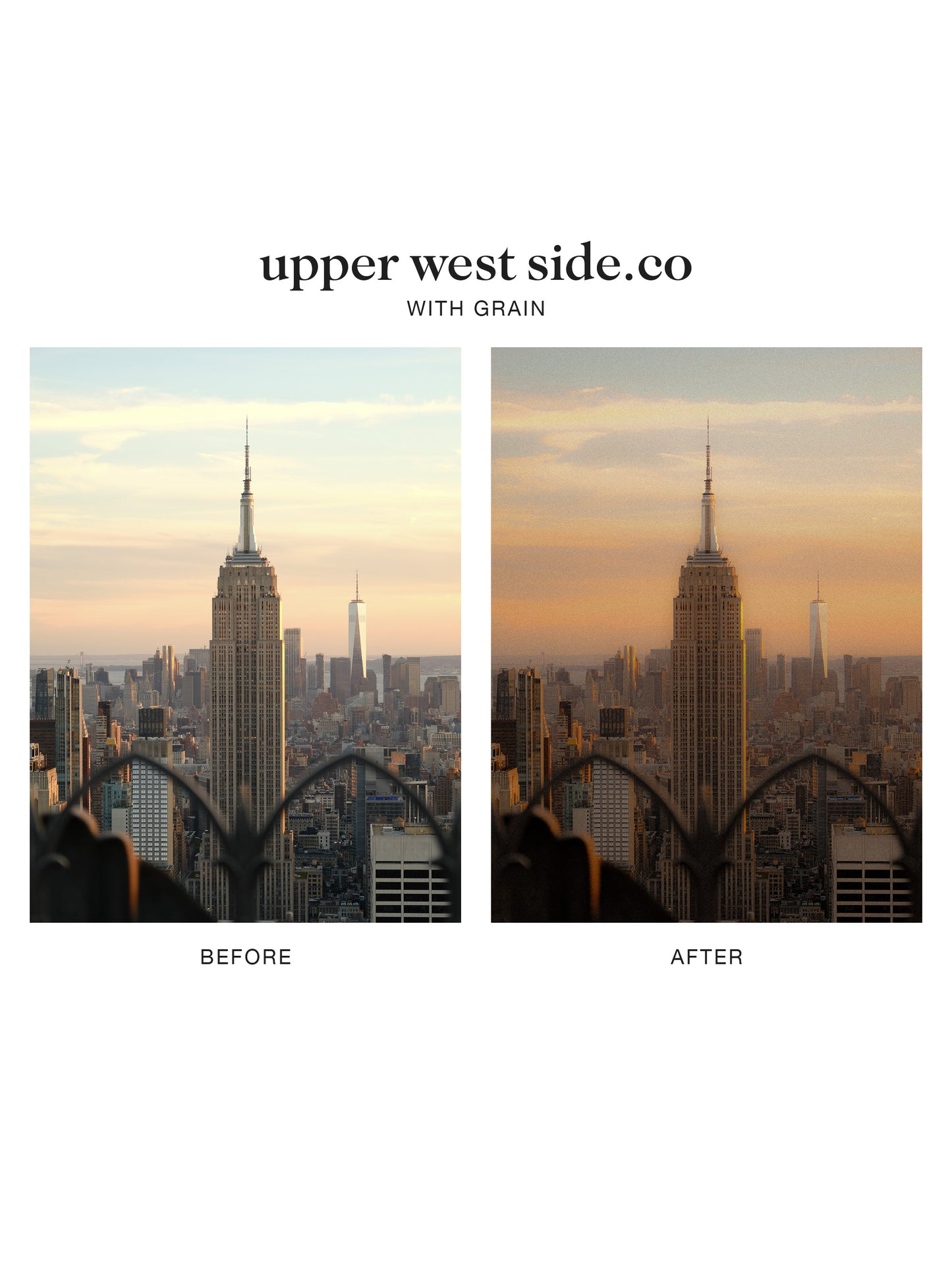 "upper west side.co" Lightroom Preset