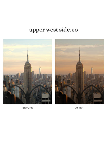 "upper west side.co" Lightroom Preset