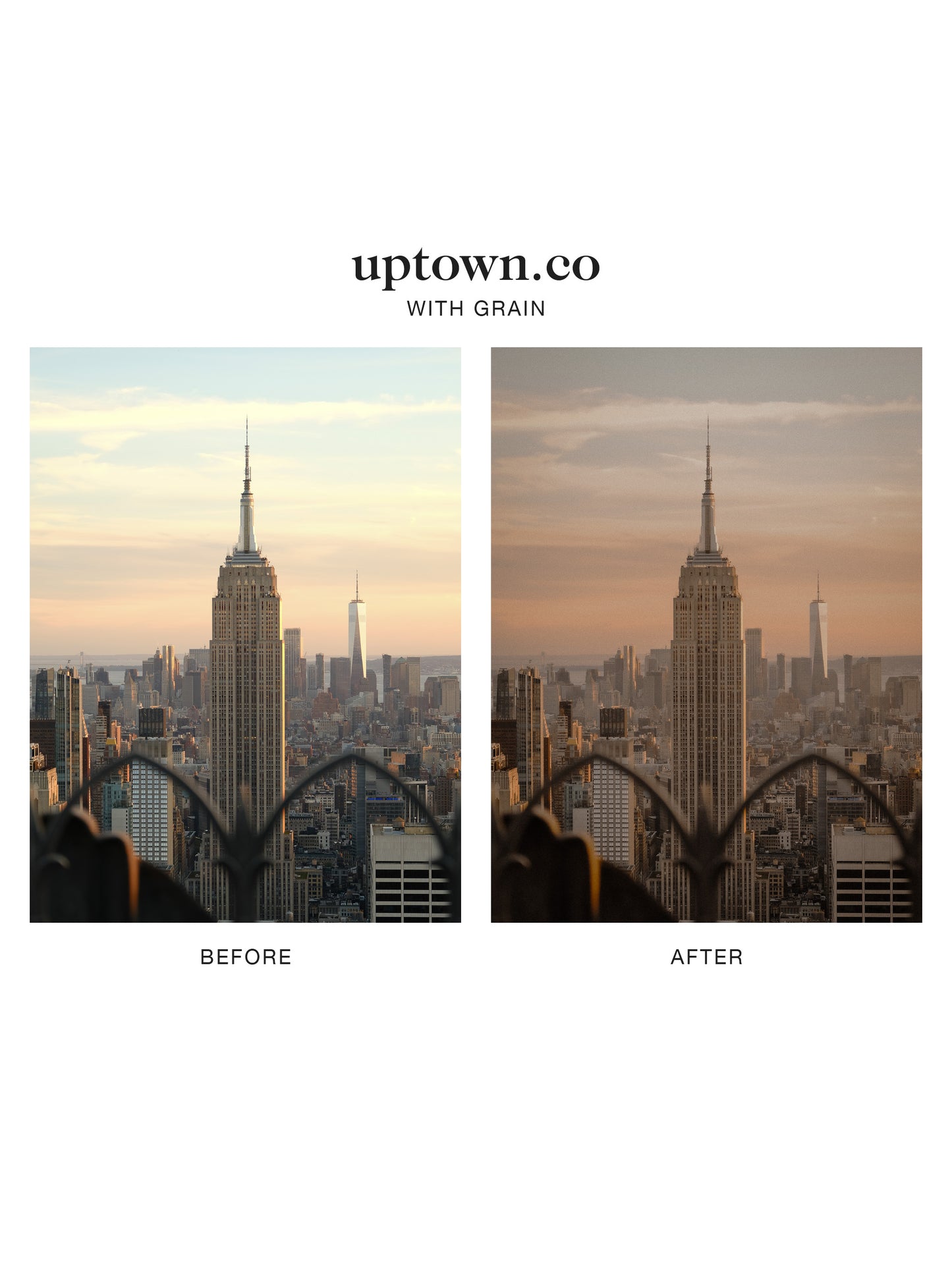 "uptown.co" Lightroom Preset