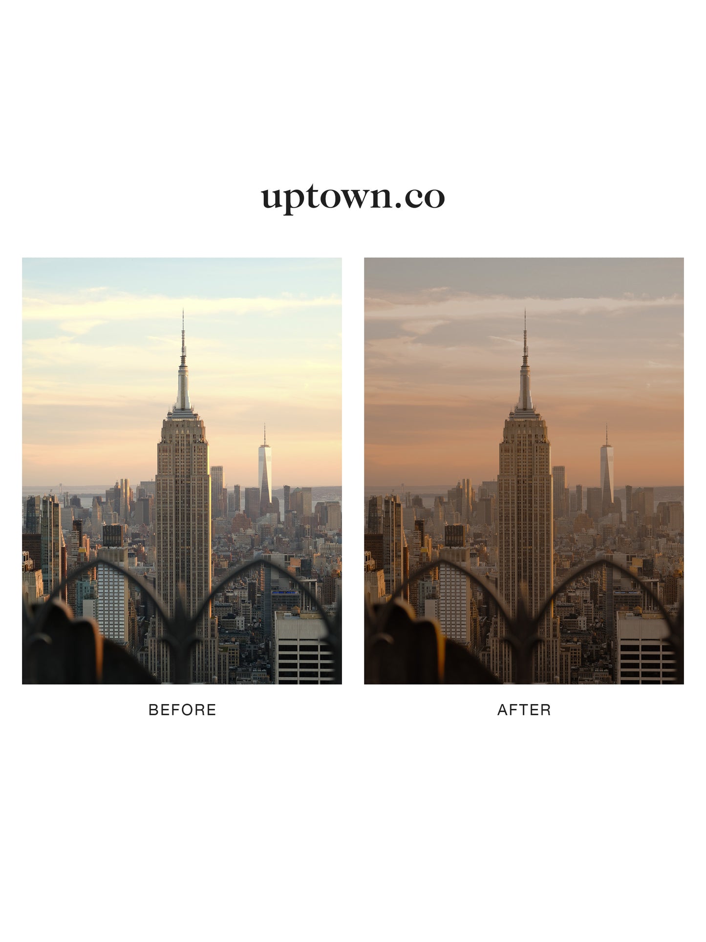 "uptown.co" Lightroom Preset